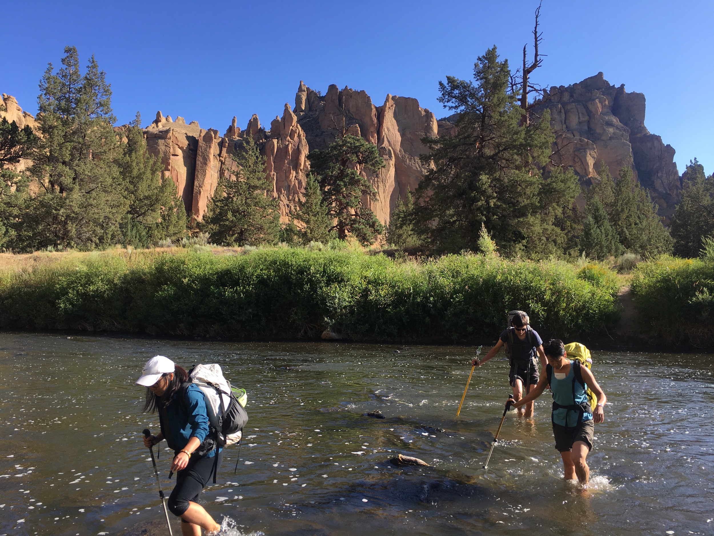 Fording the Crooked River.
