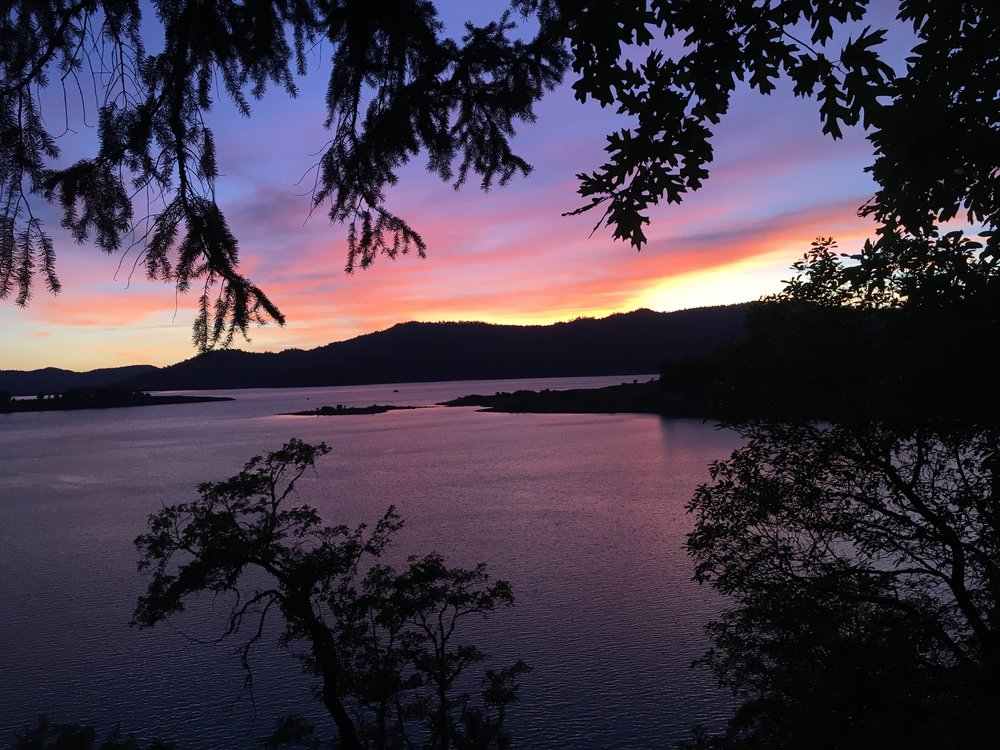 Sunset on Lost Creek Lake