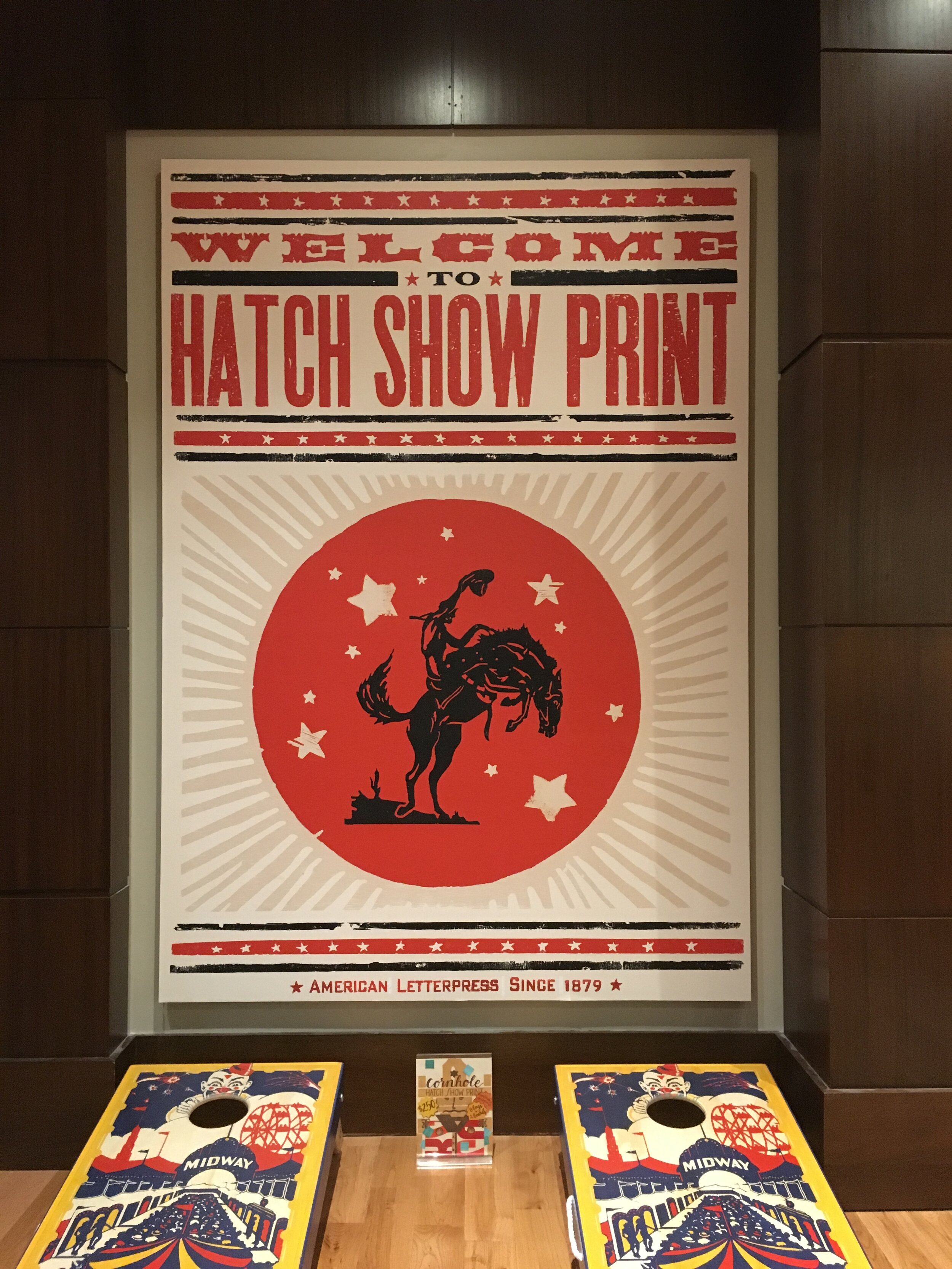 The entrance poster 