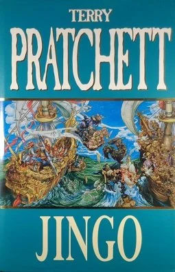 book cover of Jingo by Terry Pratchett