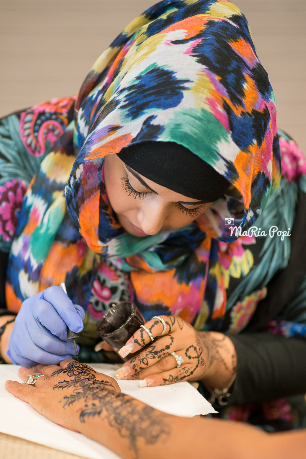 Temporary Tattoos by talented Make Up Artist Samira.