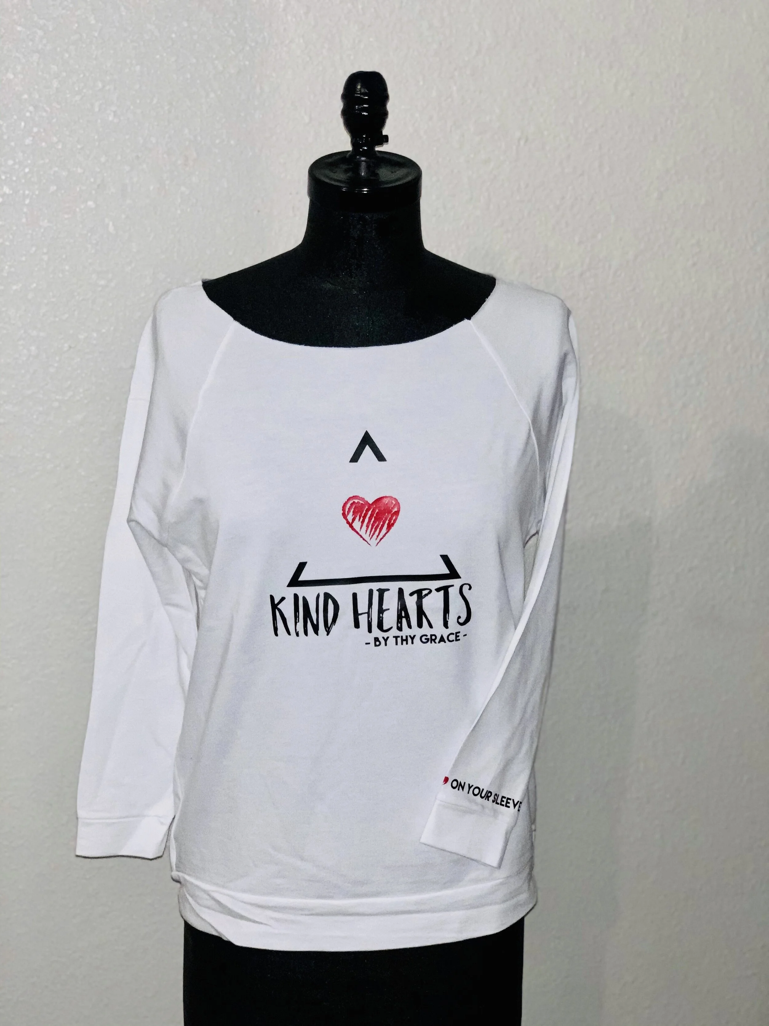 SOLD OUT Kind Hearts Slouchy Long Sleeve XS - XL 