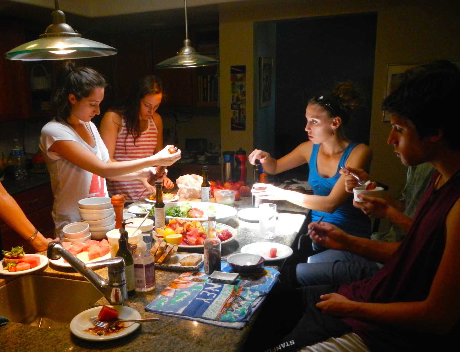 skylight over lunch at the Kennans.jpg