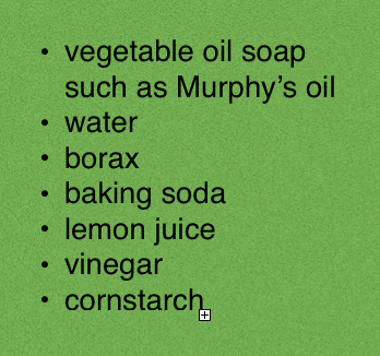 Their ingredients list
