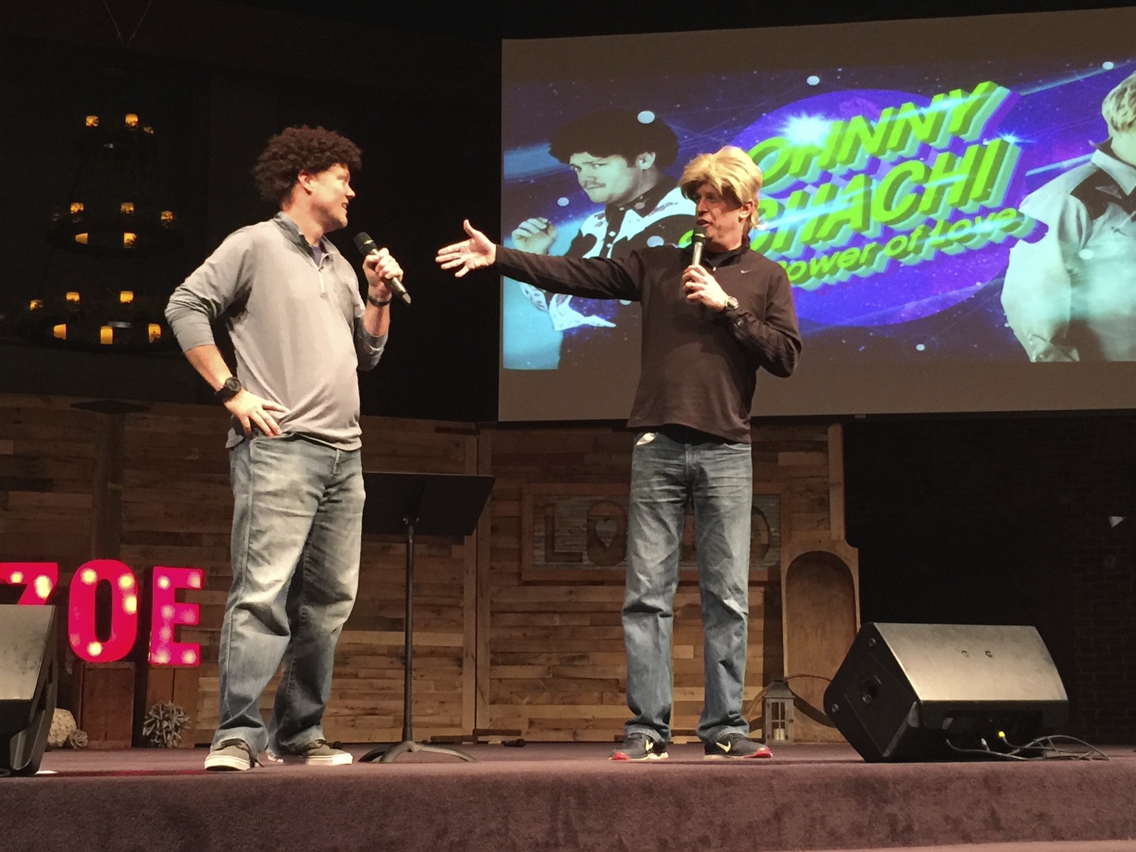 Johnny and Chachi at the Zoe Conference 2014