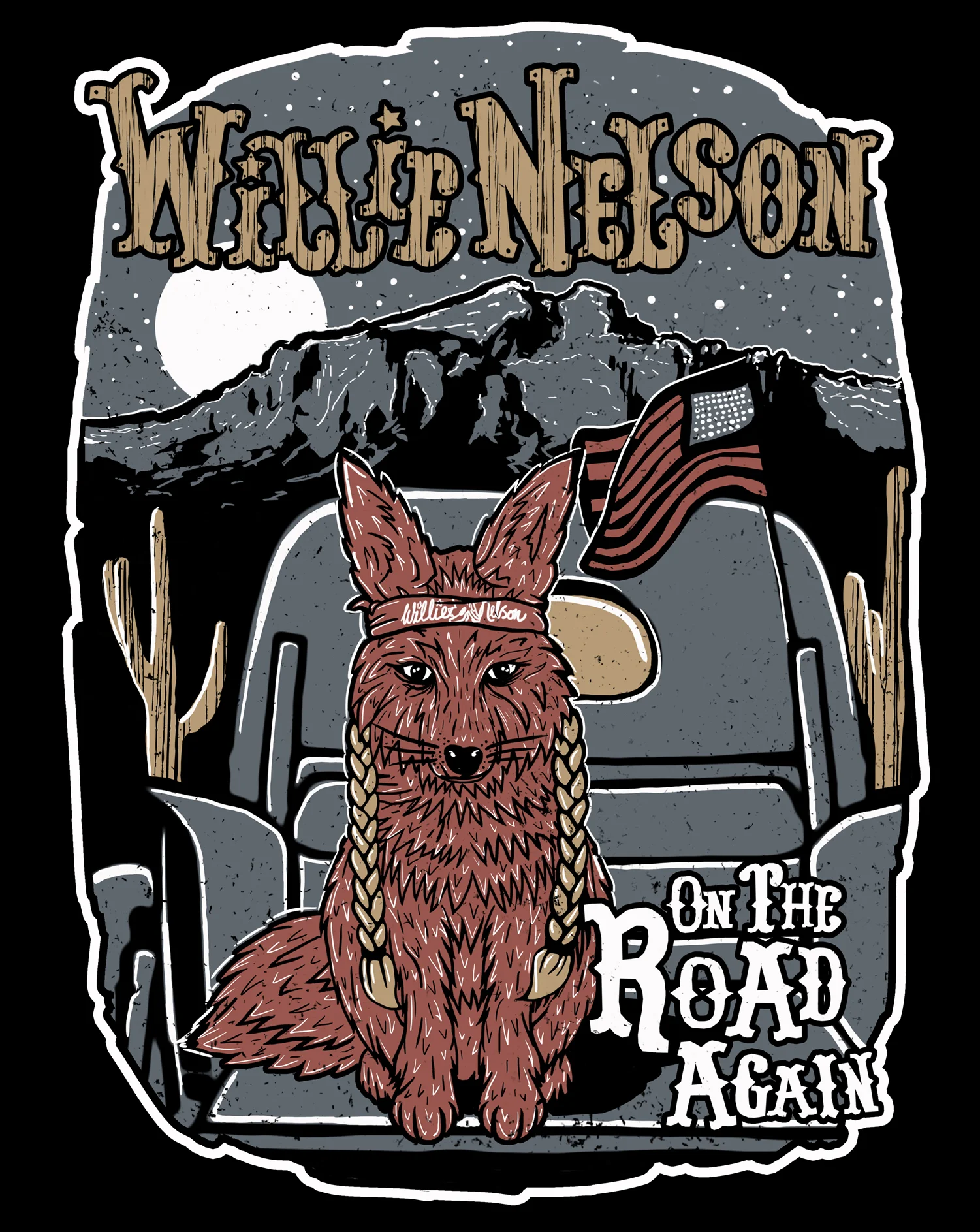 Commemorative Willy Nelson Poster