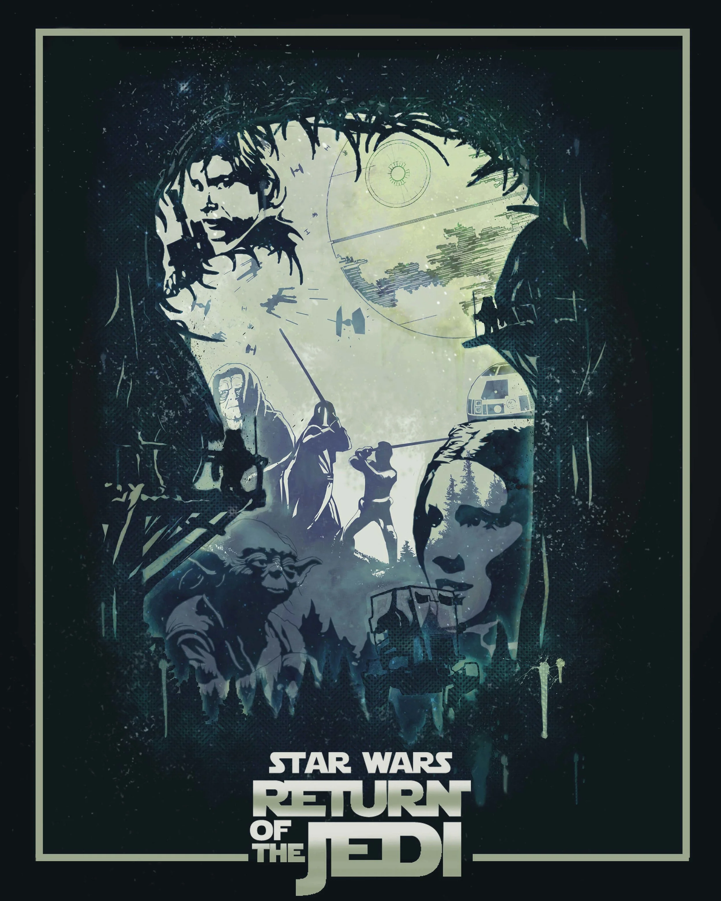 Return Of The Jedi Fan Art Poster