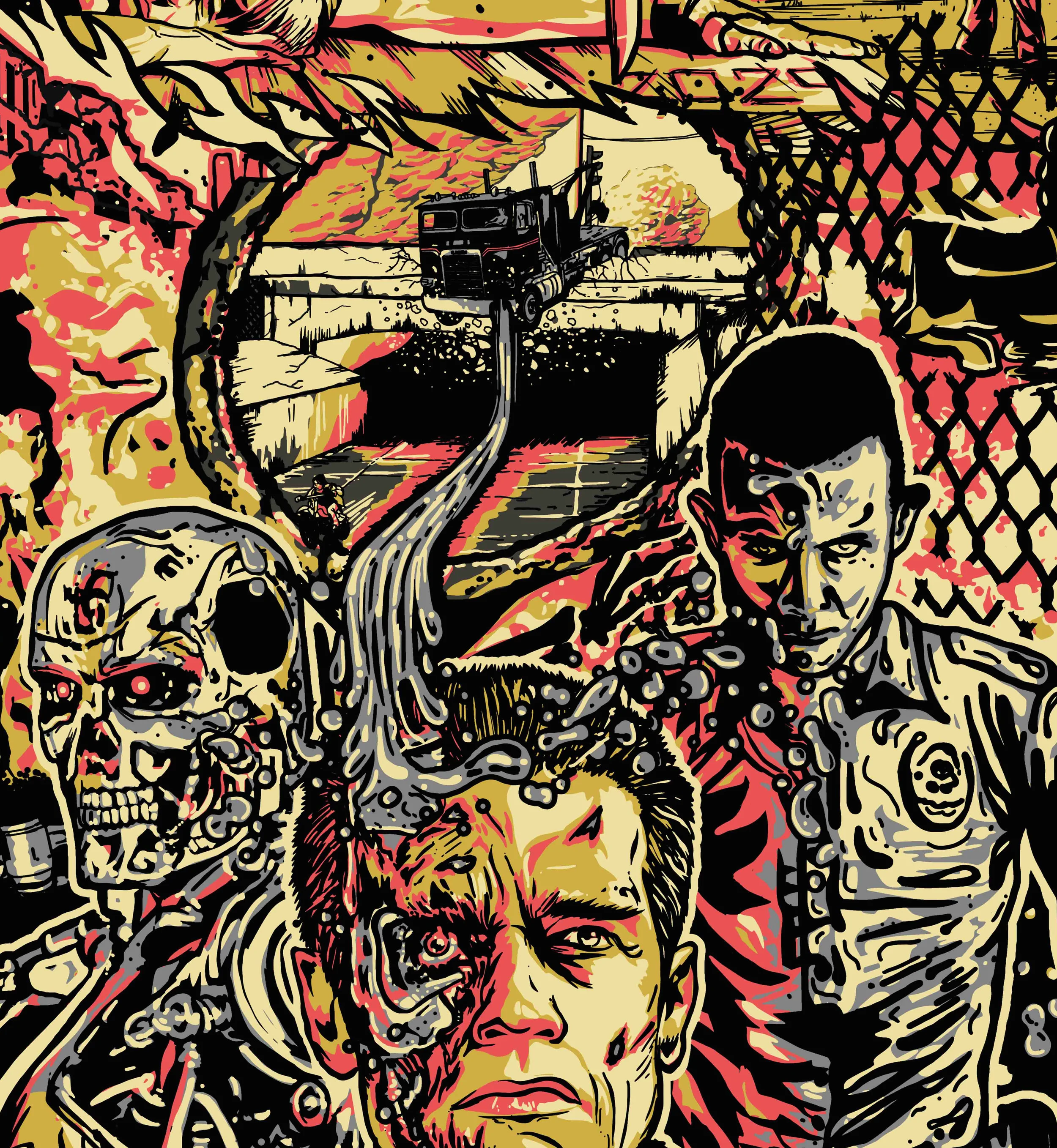 It's In Your Nature To Destroy Yourselves Charcoal zoom.jpg