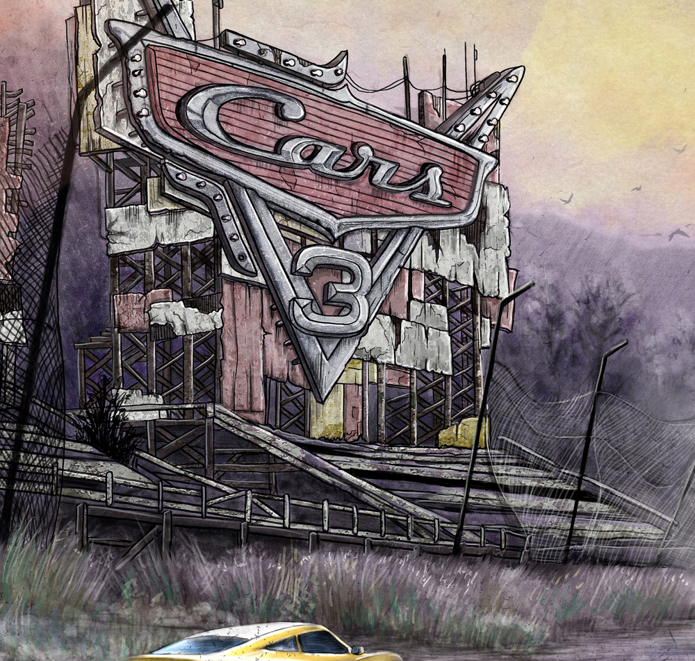 Cars 3 — Daniel Nash Illustration