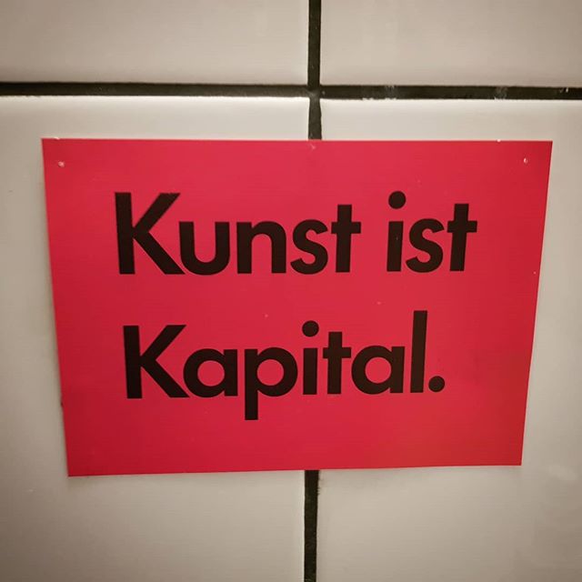 Found in the adorable bathroom of a tiny art cafe in a small German town. I visit the cafe every so often & always feel energised by this particular shade of pink.