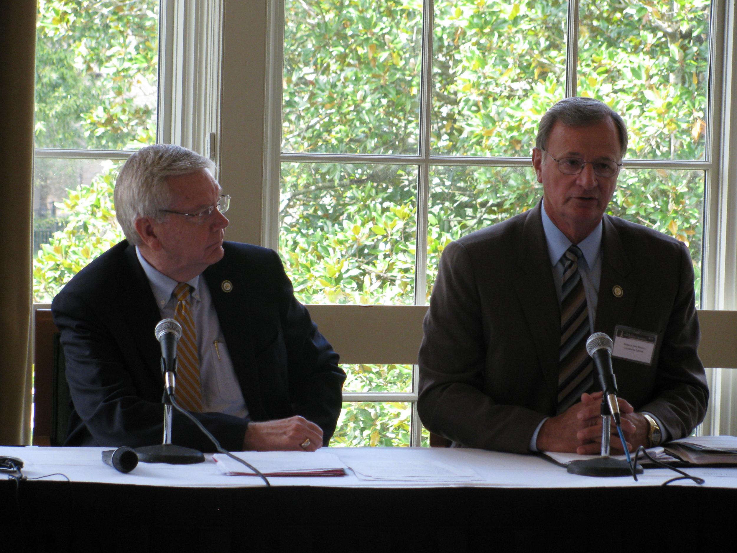  Rep. Frank Hoffmann (R-West Monroe) (left) and Sen. Ben Nevers (D-Bogalusa) (right). 