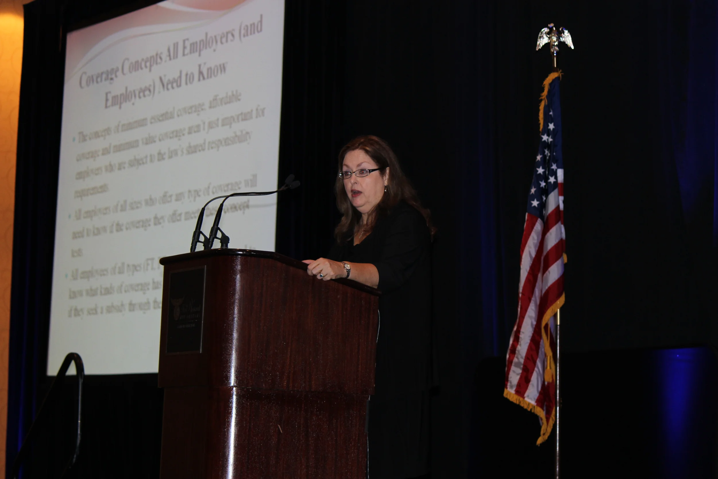  Janet Trautwein of the National Association of Health Underwriters speaks about the Affordable Care Act's impact on brokers and agents 