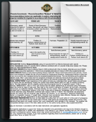 Maintenance Calendar professional document cover