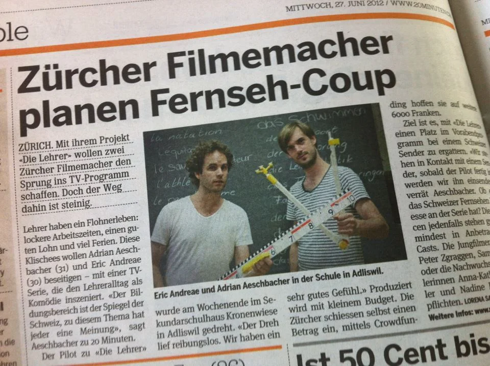 Pressemitteilung 20min Magazine