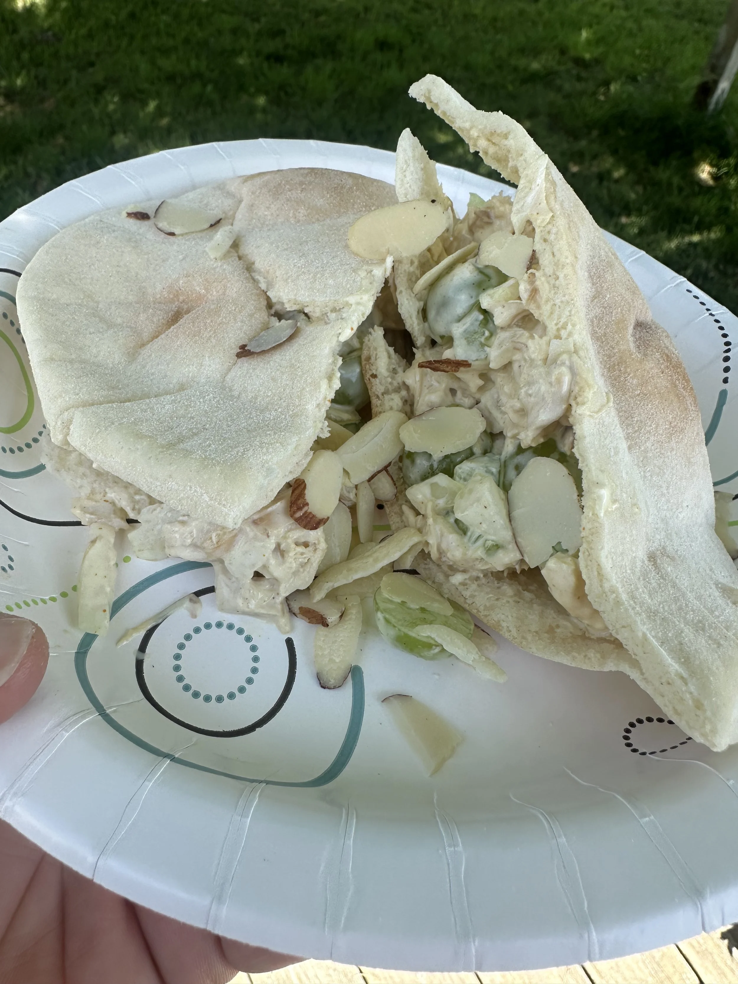 Curried Chicken Pita Pockets