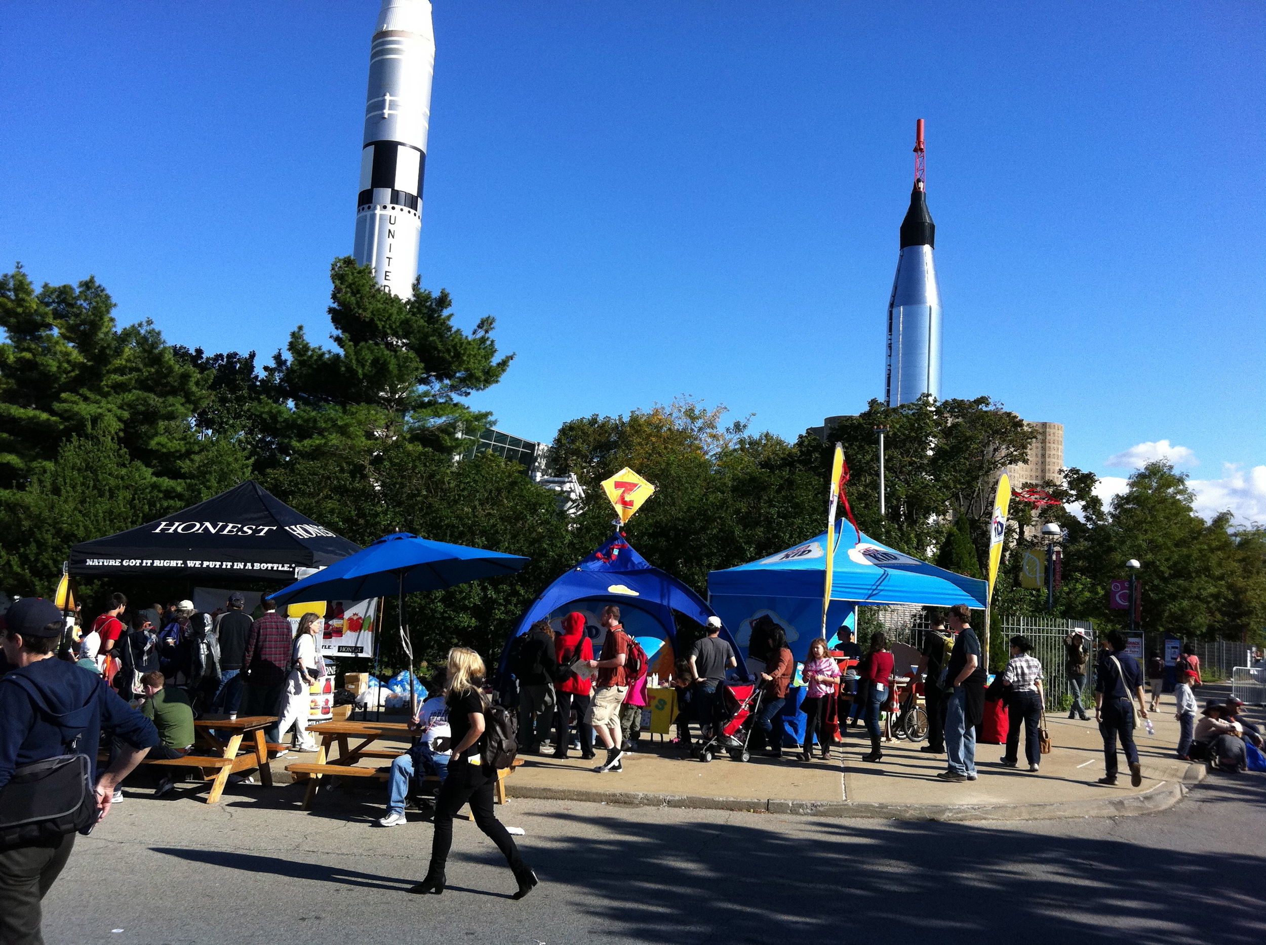 I went to Maker Faire. It's one part technology trade show and one part carnival sideshow.