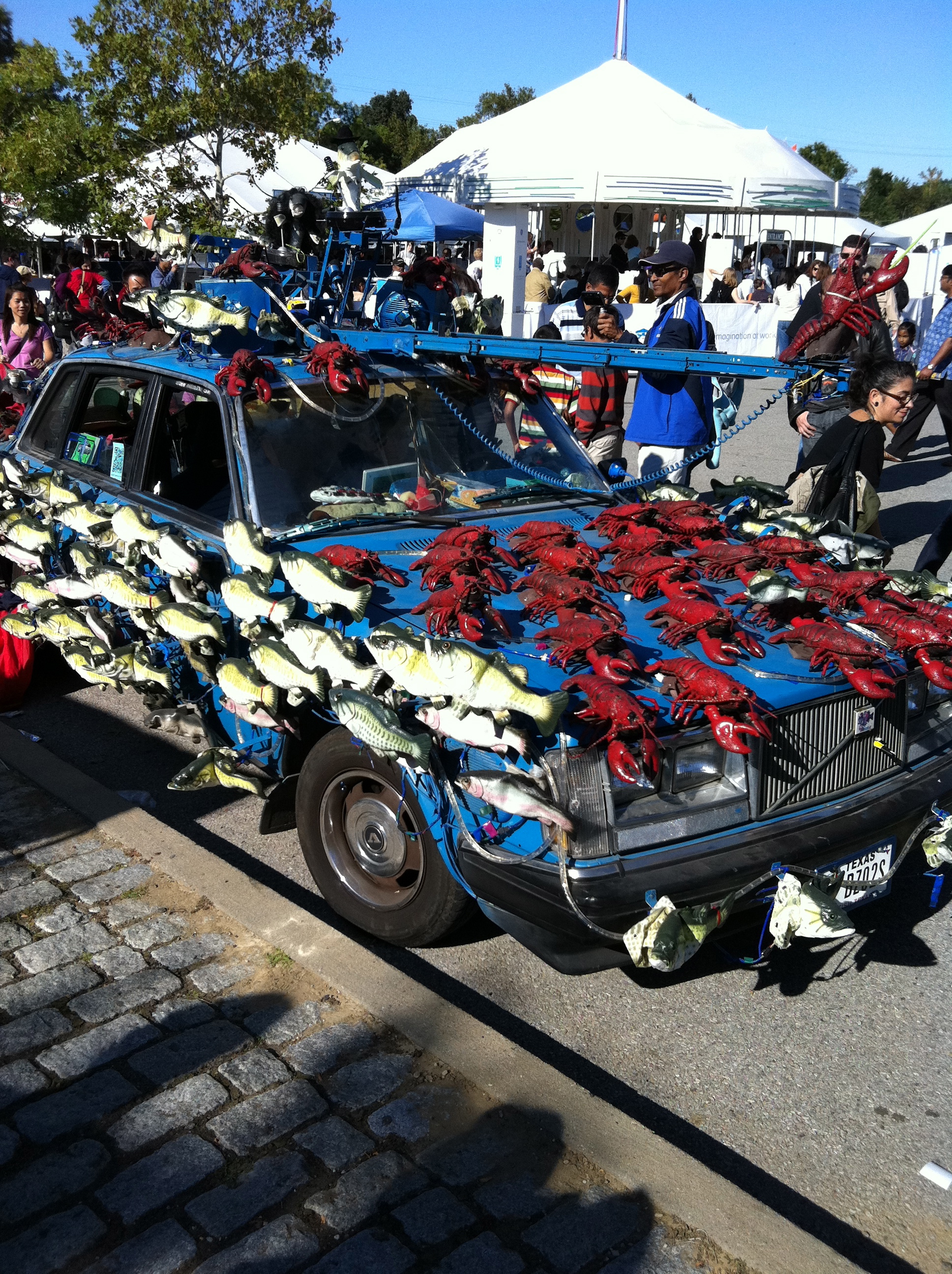 I went to Maker Faire. It's one part technology trade show and one part carnival sideshow.