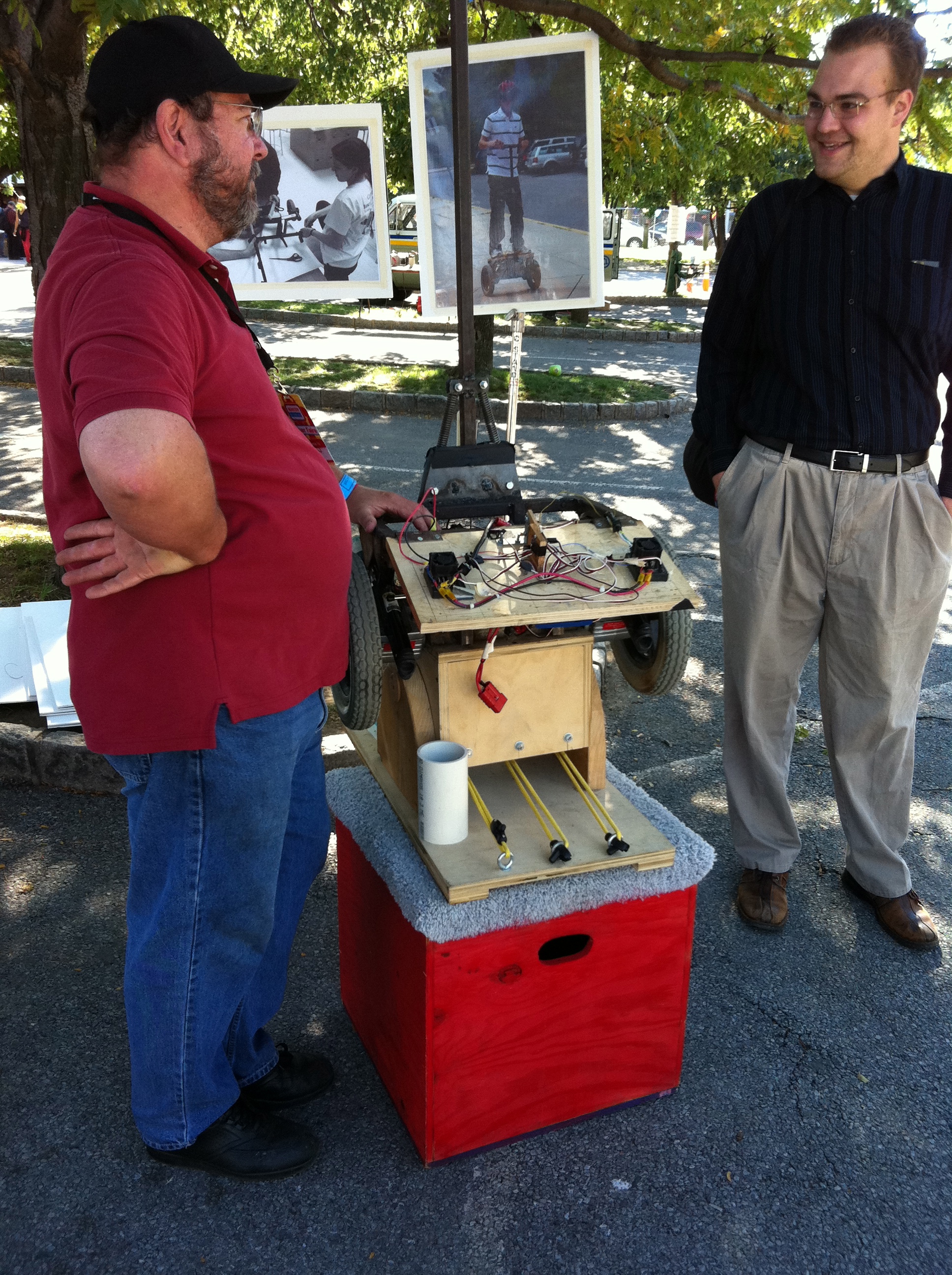 I went to Maker Faire. It's one part technology trade show and one part carnival sideshow.