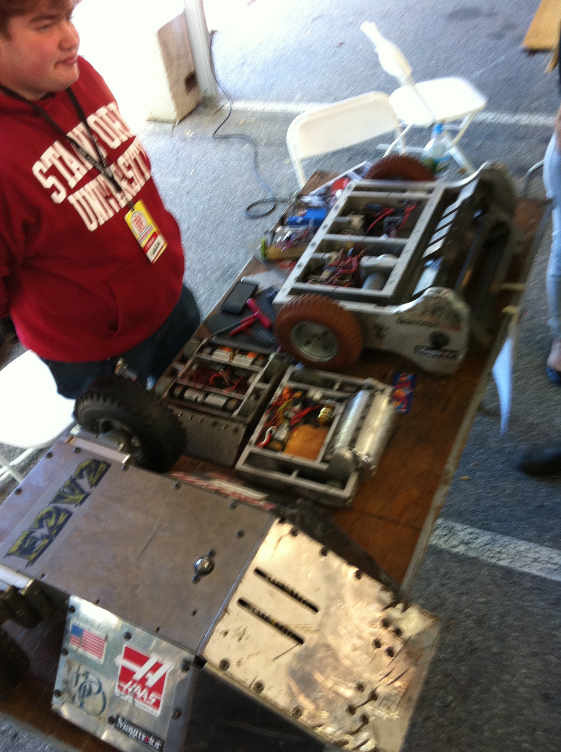 I went to Maker Faire. It's one part technology trade show and one part carnival sideshow.