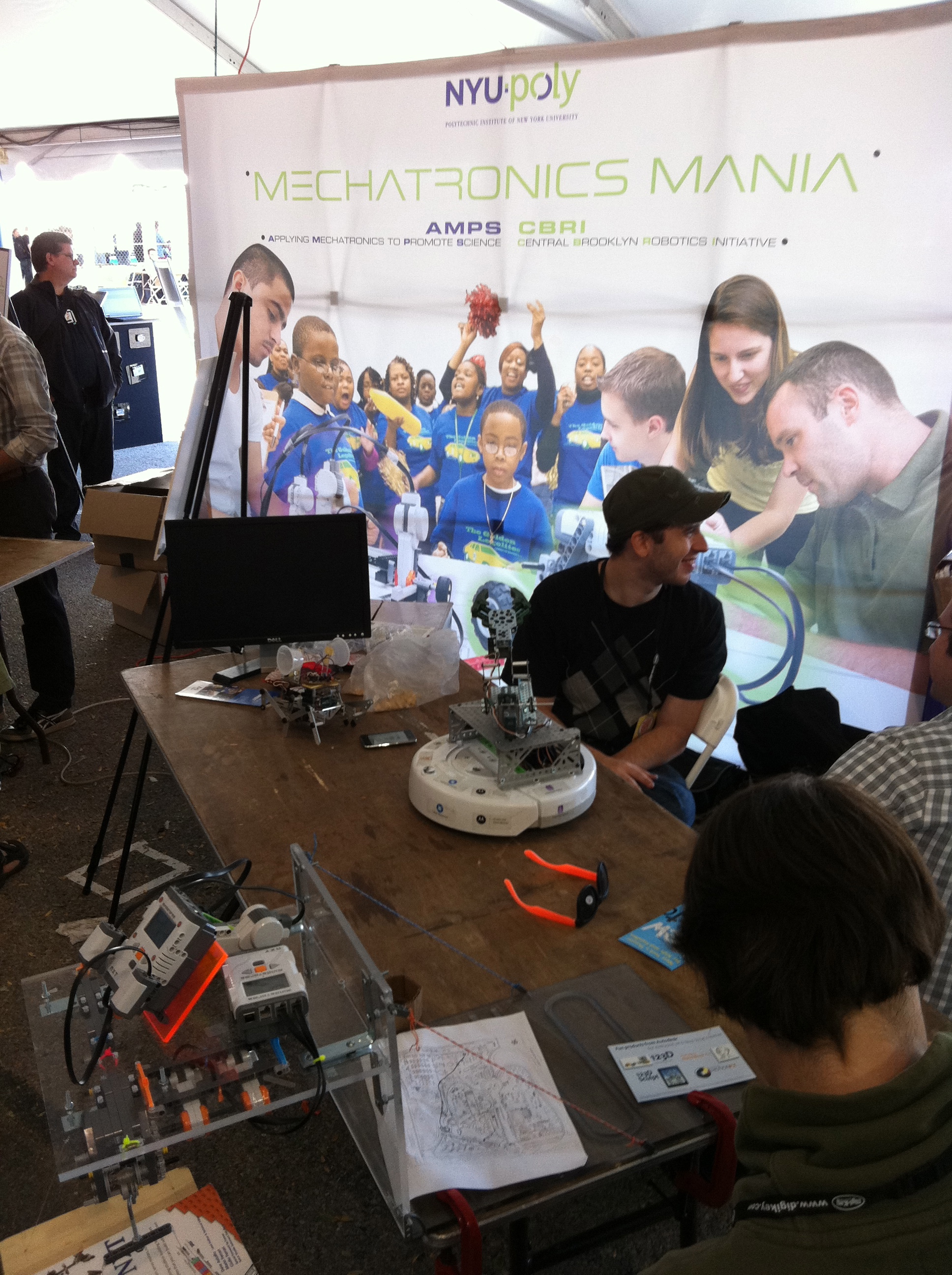 I went to Maker Faire. It's one part technology trade show and one part carnival sideshow.