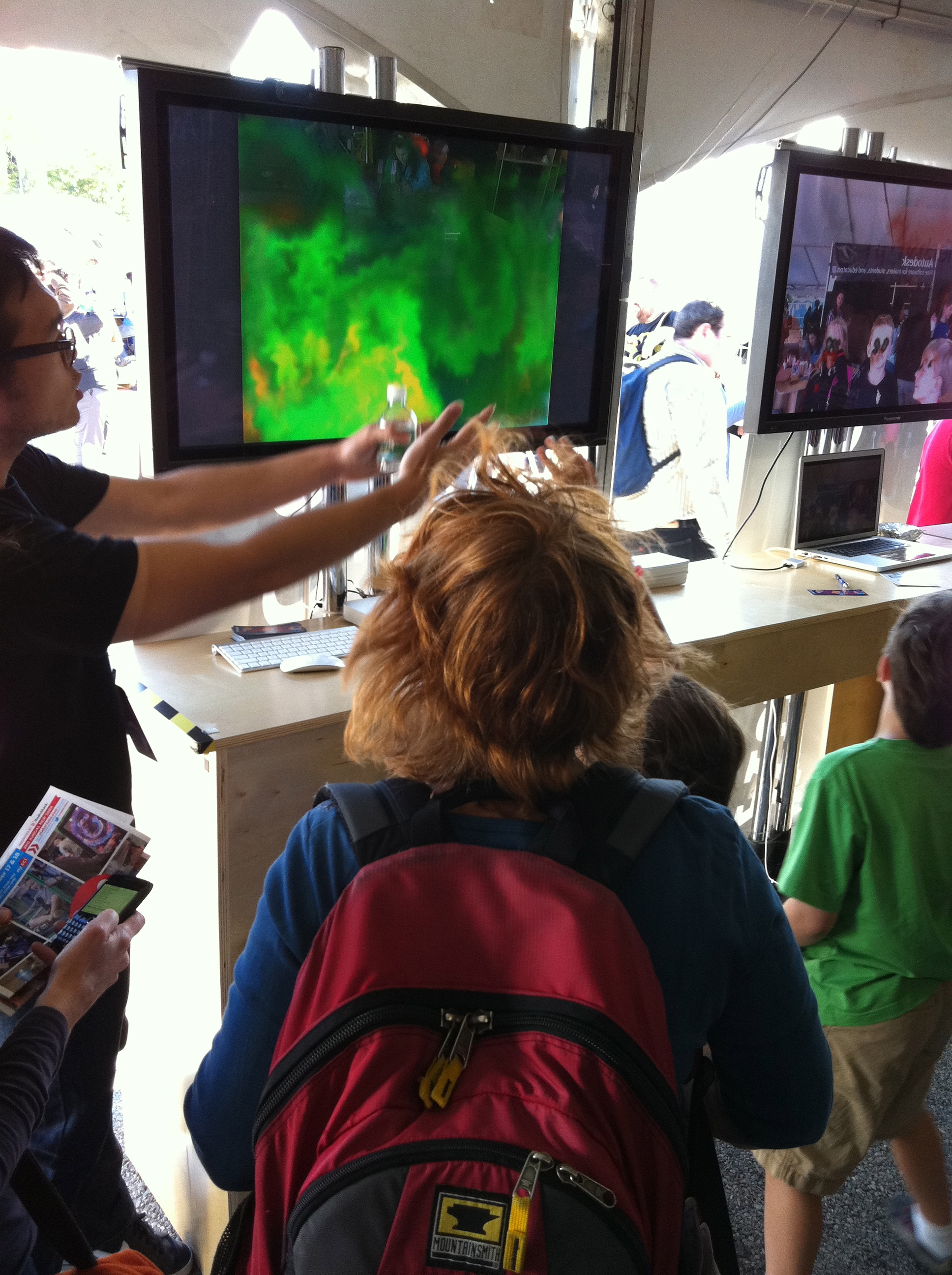 I went to Maker Faire. It's one part technology trade show and one part carnival sideshow.