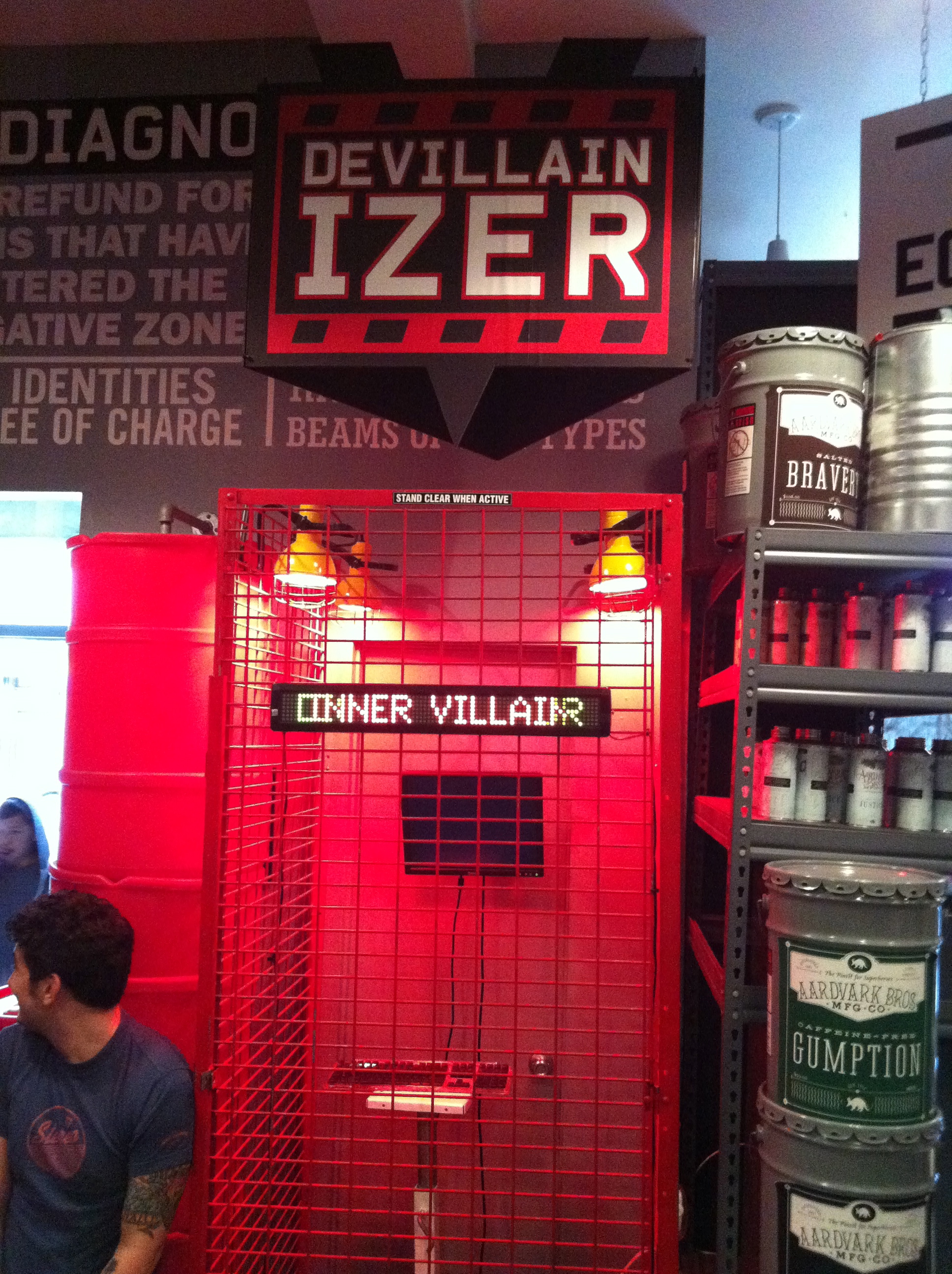 I was devillainized at the Brooklyn Superhero Supply Co.