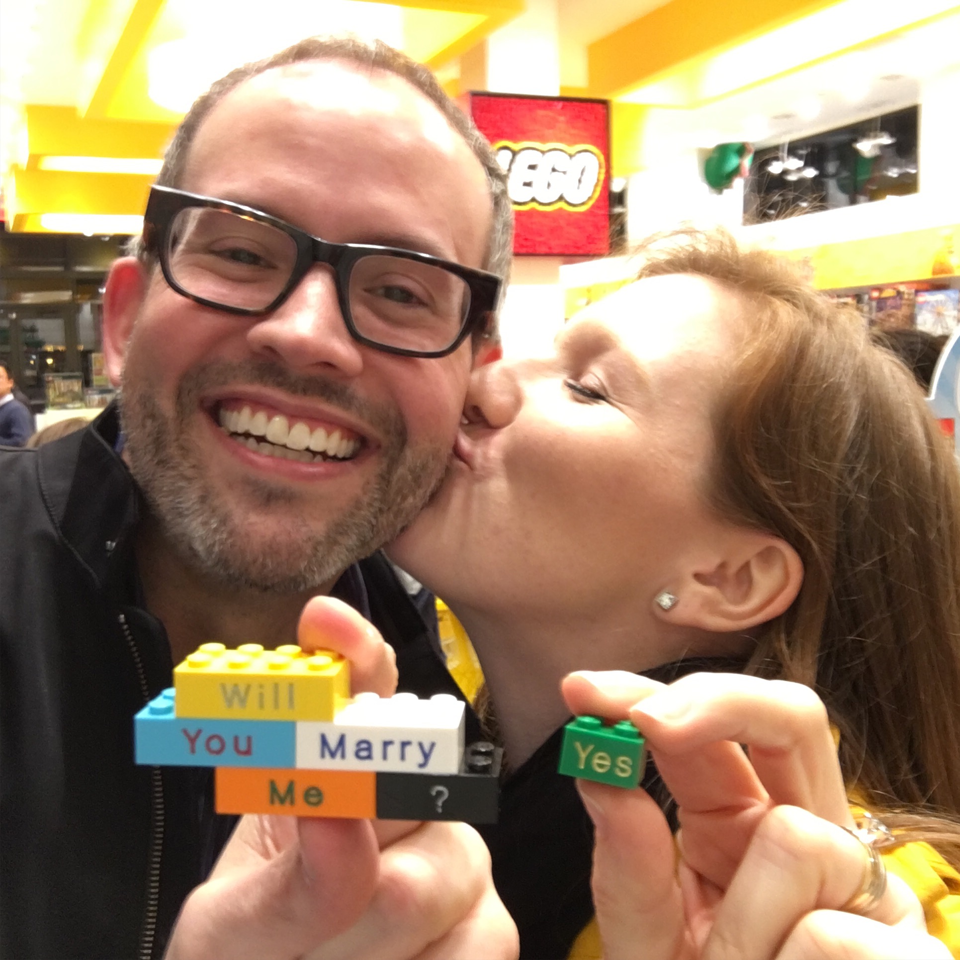 She said Yes!