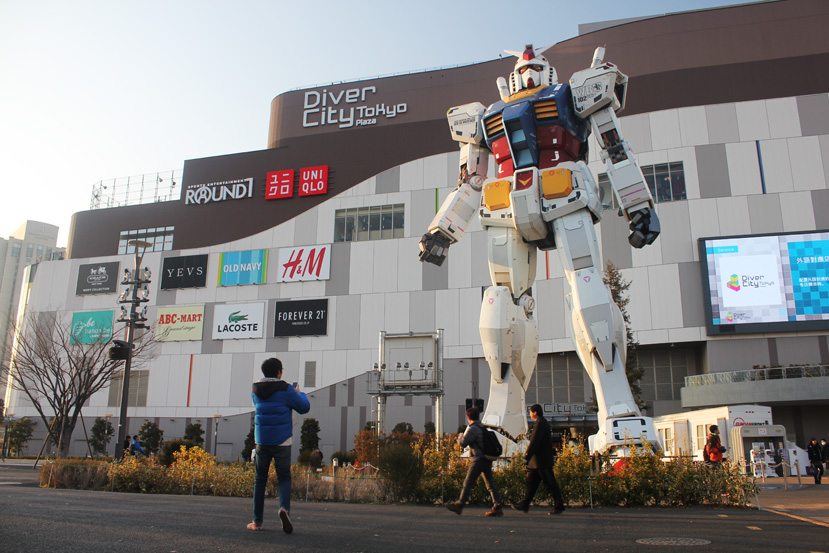 Of course, we can't forget the Gundam Cafe.