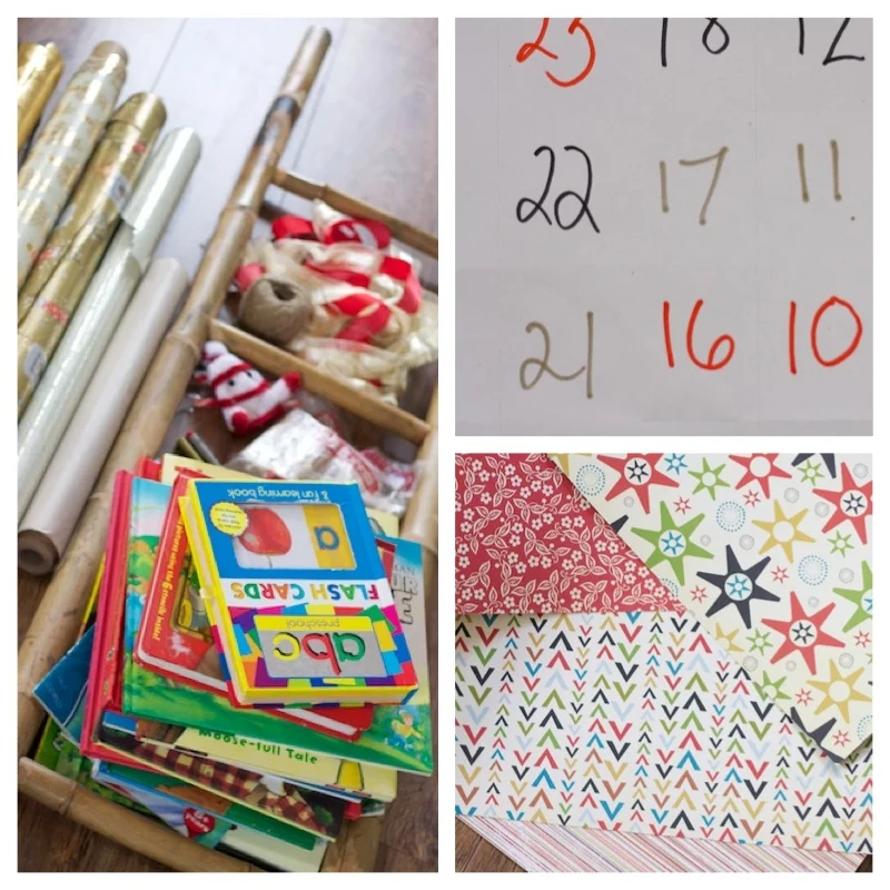 Advent Ladder collage 1