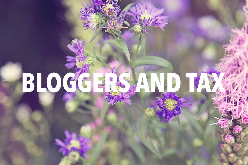 Bloggers and Tax