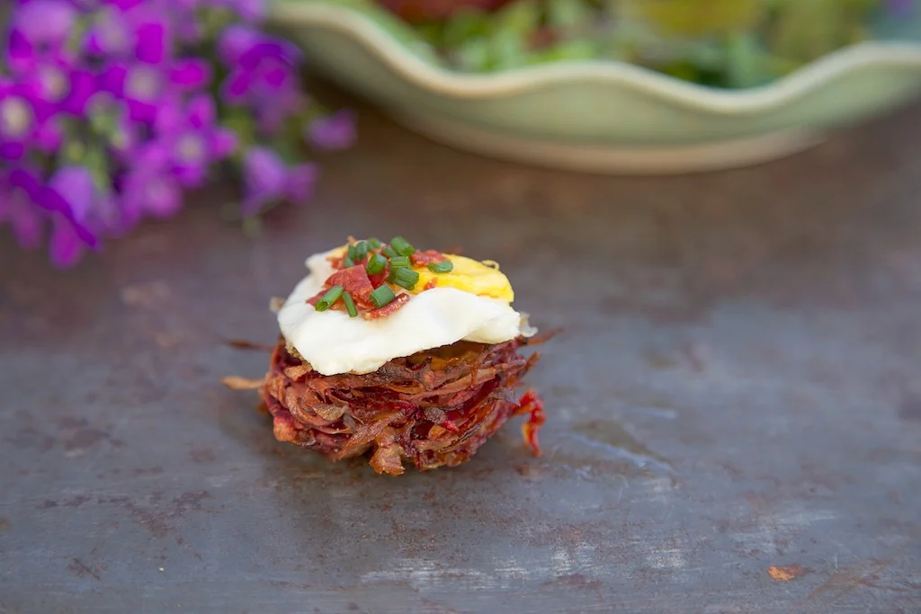 Beetroot Rosti Brunch Idea