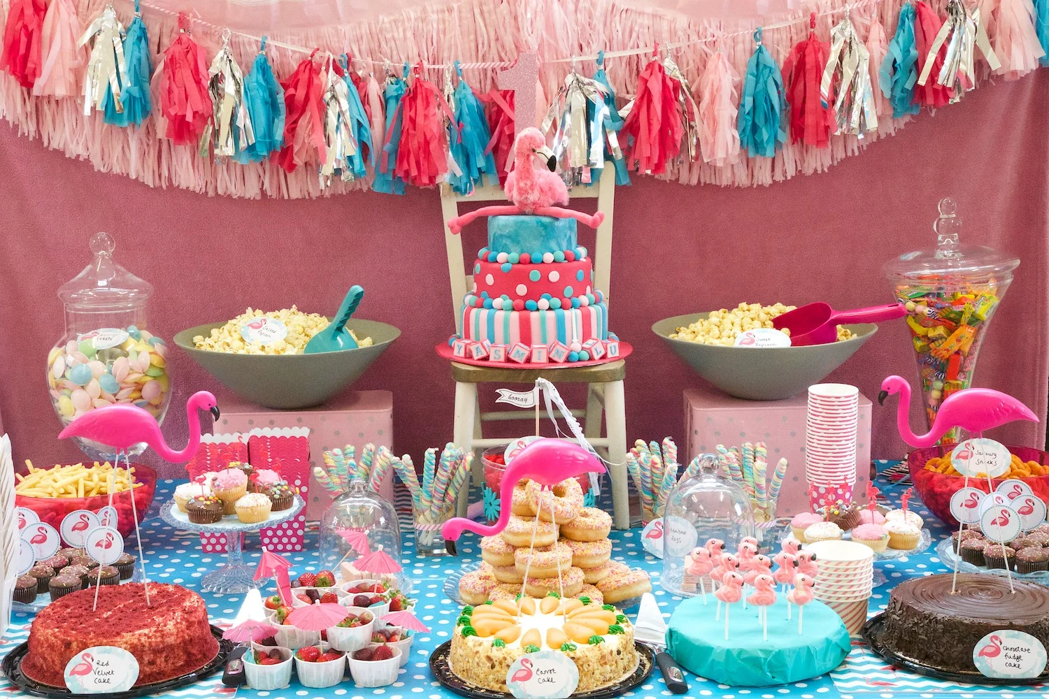 Flamingo Party • A Fabulous First Birthday • Capture by Lucy