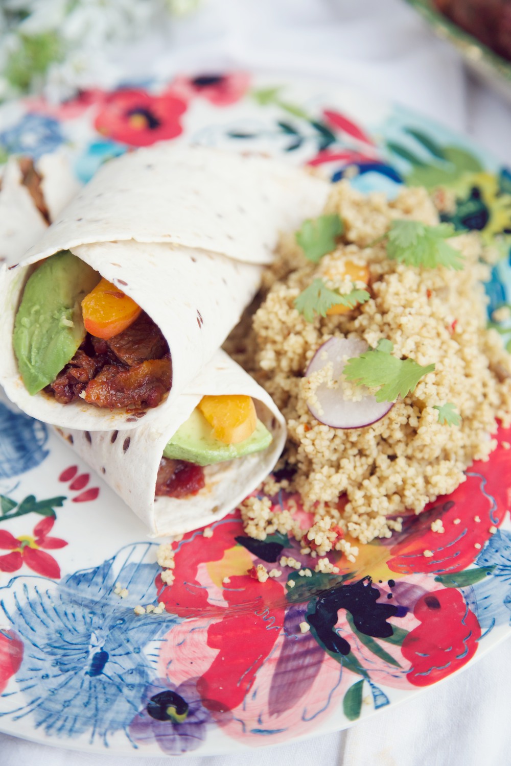 Slow cooked Lamb Fajitas with pockets of sweetness • Capture by Lucy