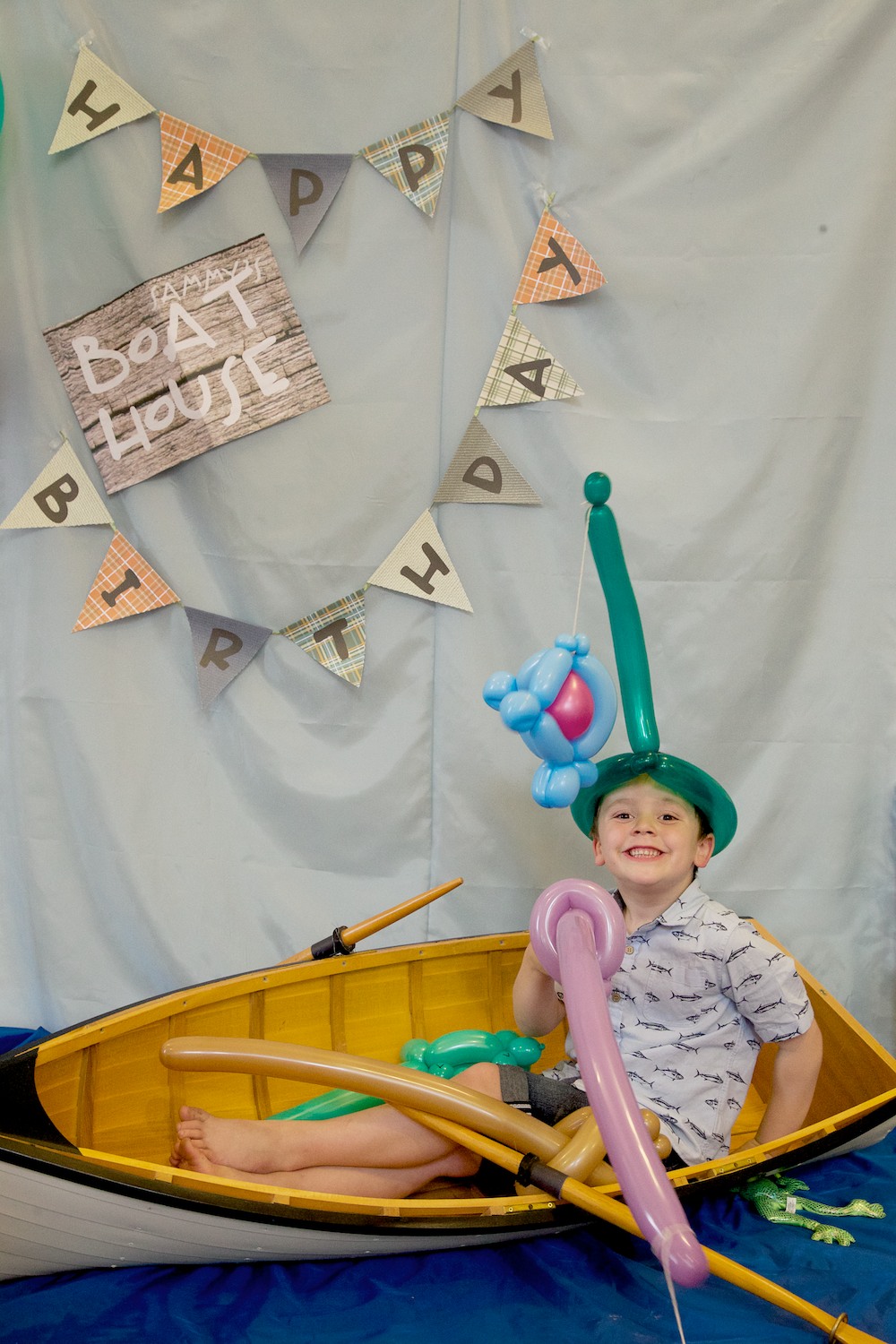 Fishing Birthday Party • Sammy's 5th Birthday • Photo Backdrops UK