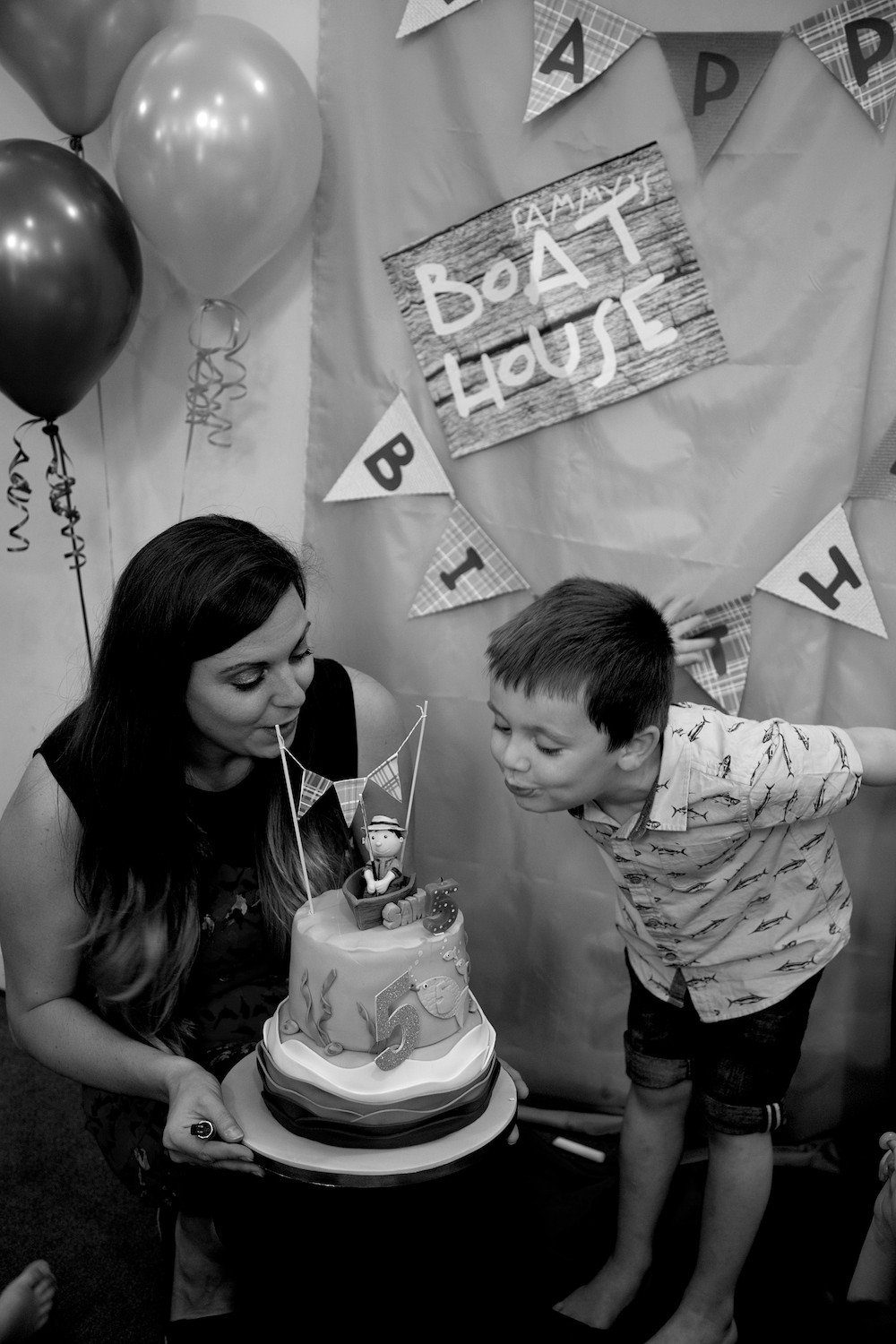 Fishing Birthday Party • Sammy's 5th Birthday • Photo Backdrops UK from  Capture by Lucy