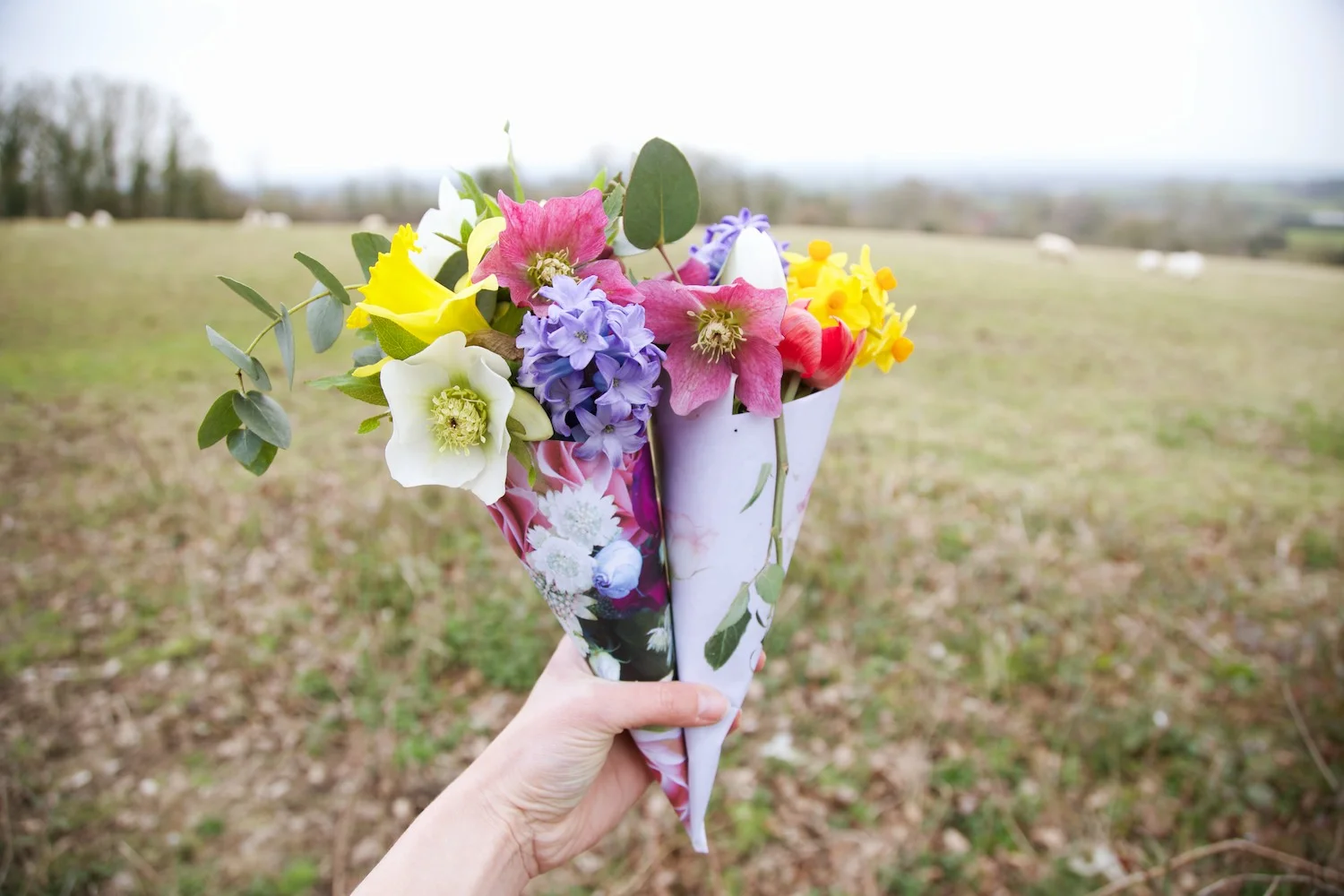 Printable Flower Wrap • Make your own posy