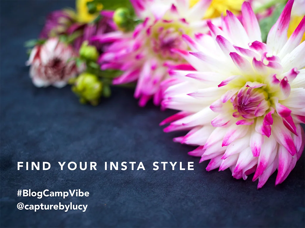 How to develop your Instagram style & grow your following #BlogCampVibe Part One