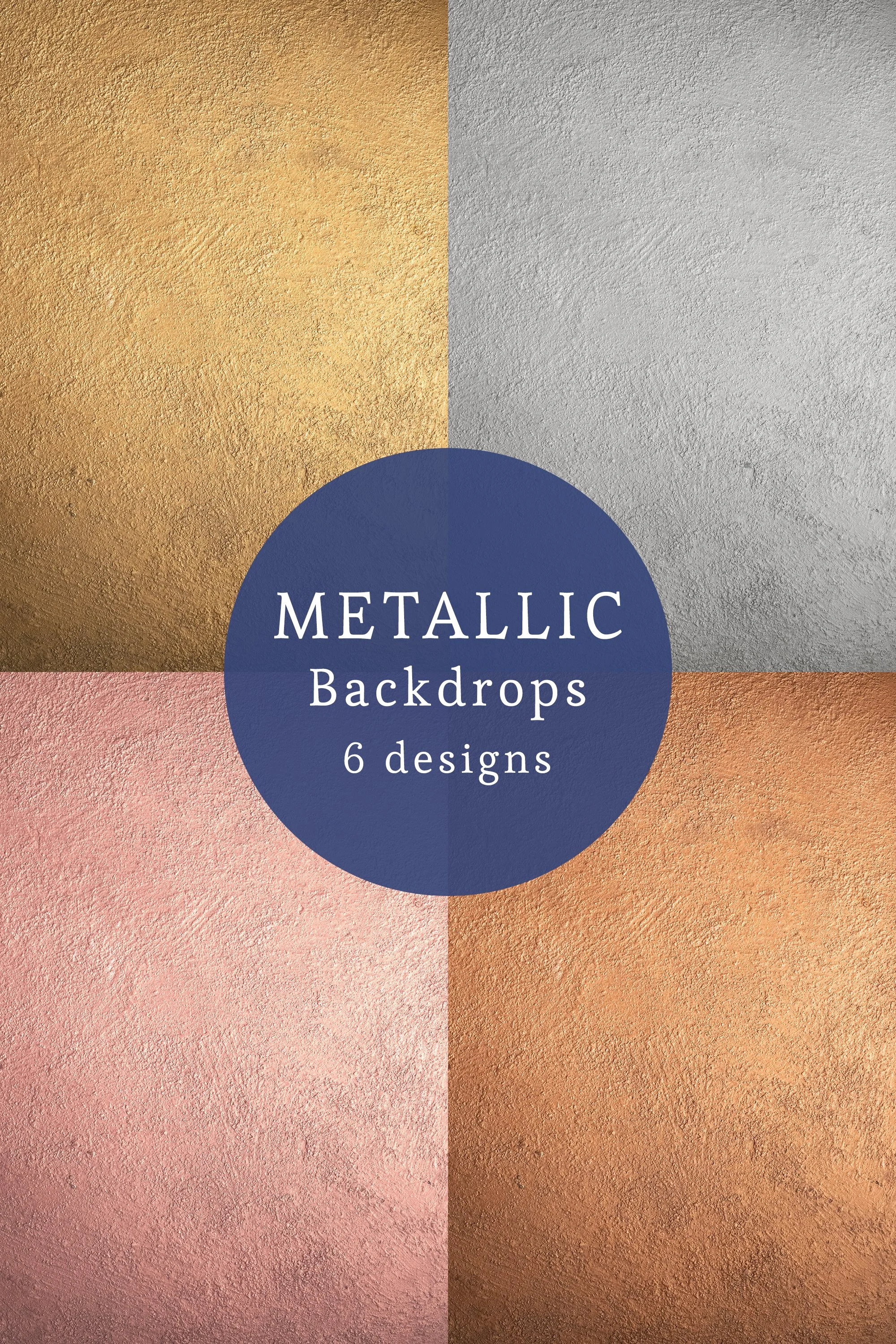 METALLIC Backdrops - 6 designs