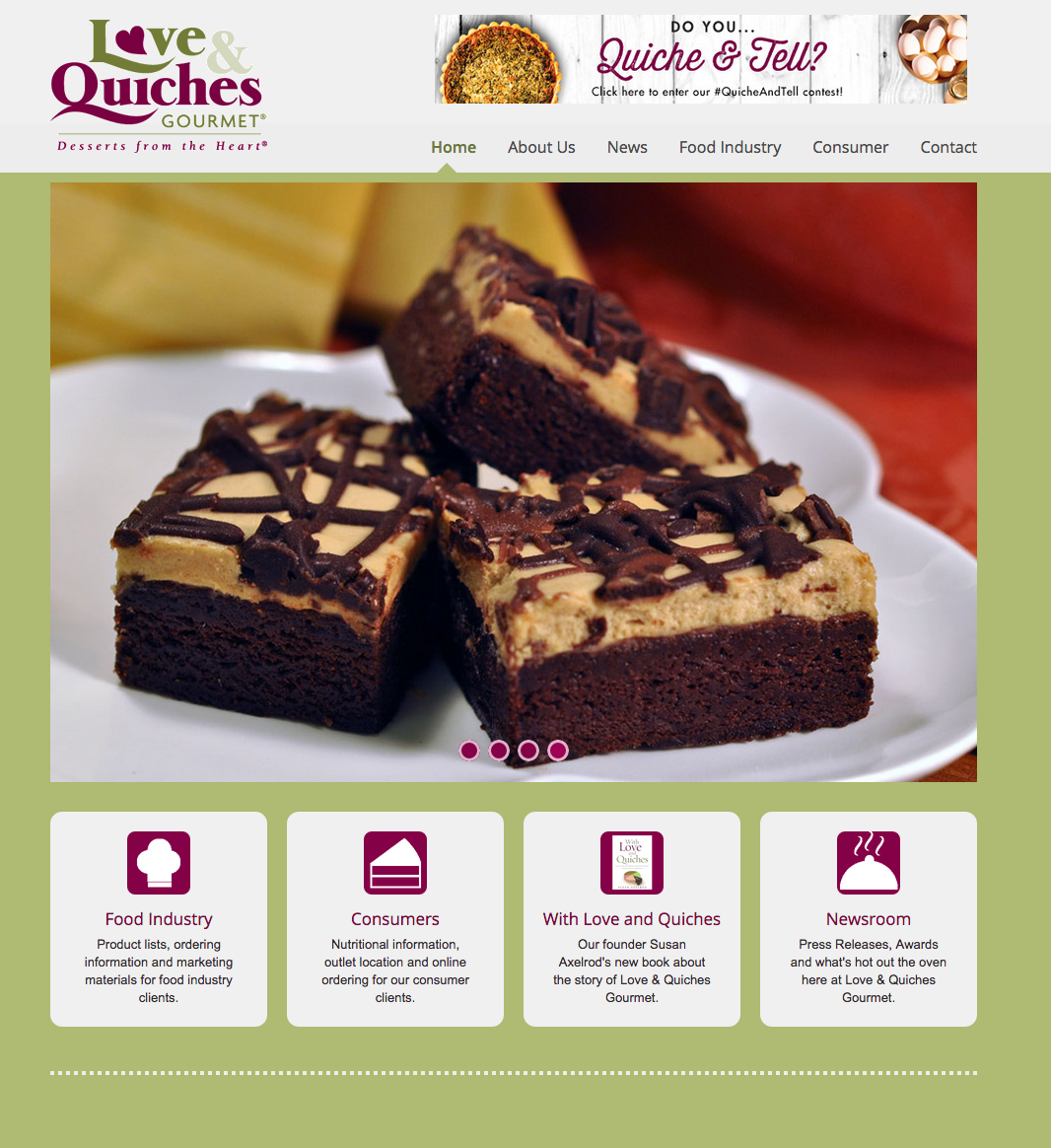 Quiche & Tell Web Banner