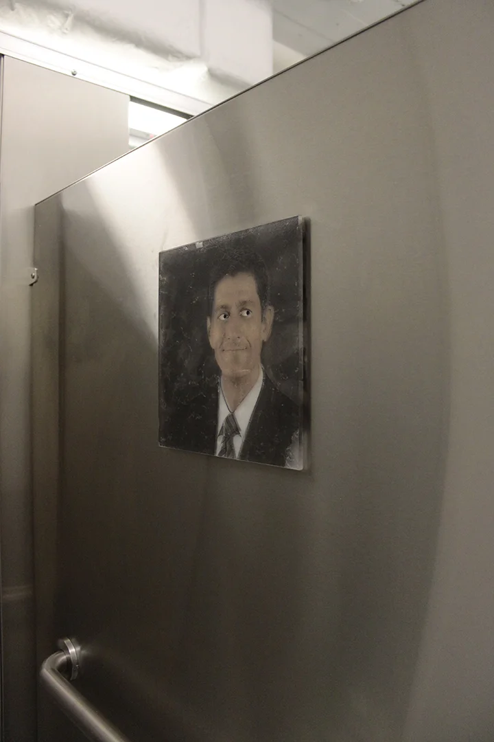 Artist: Tim Rietenbach; curated into "In Loo" by Kimberly M. Webb
