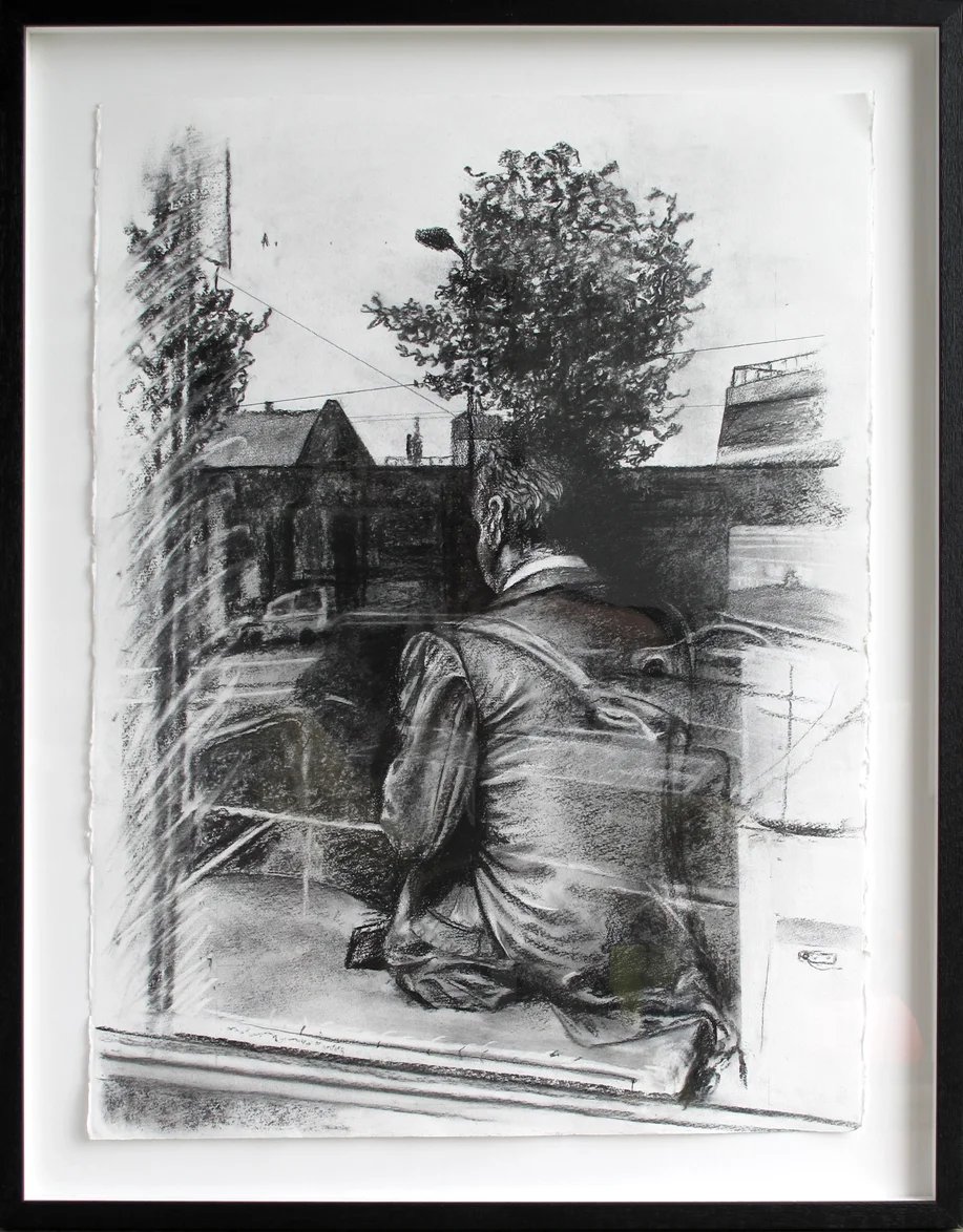 'waiting' framed