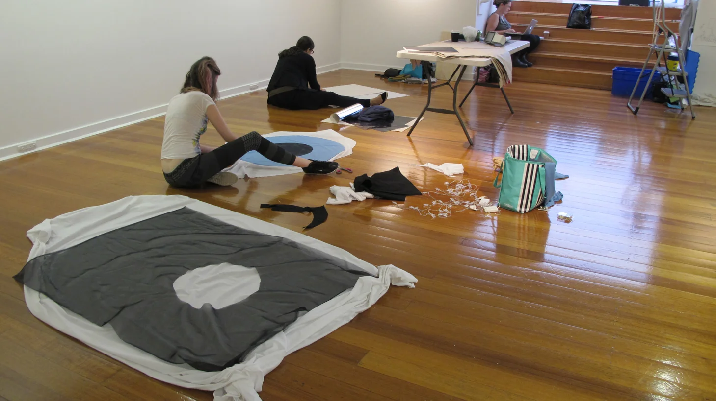 day one - the artists begin