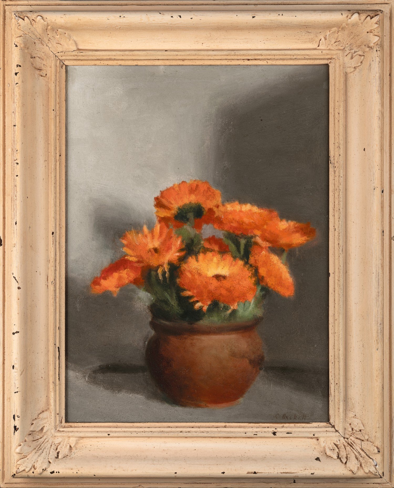 CLARICE BECKETT, MARIGOLDS, c.1925