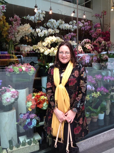 One thing Delise loves about New York City is all of the flower shops!