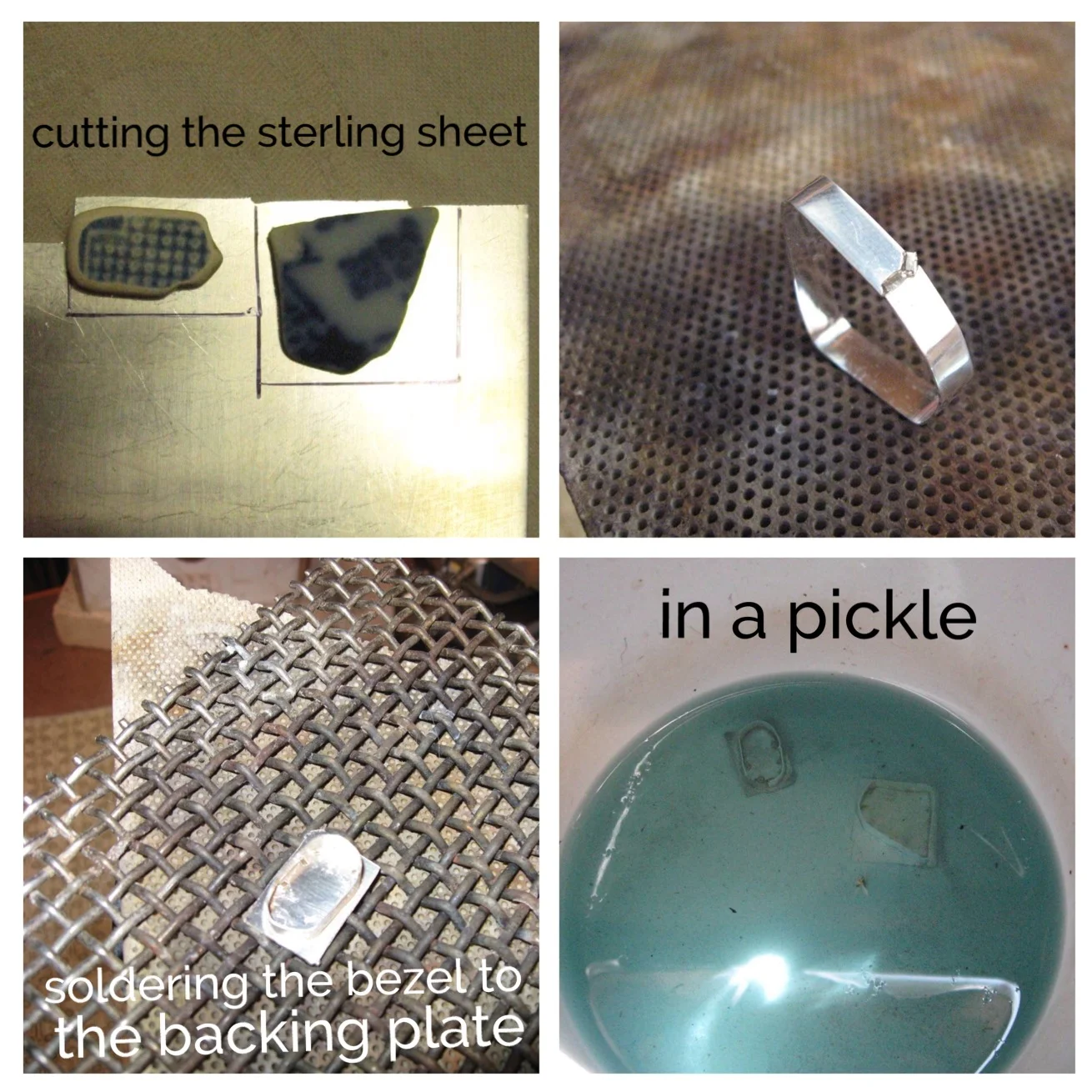 These are some photos Cindy posted during the process