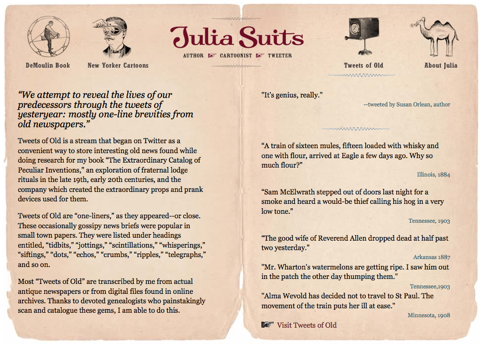 Julia Suits Website