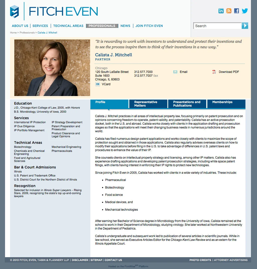 Fitch Even Website