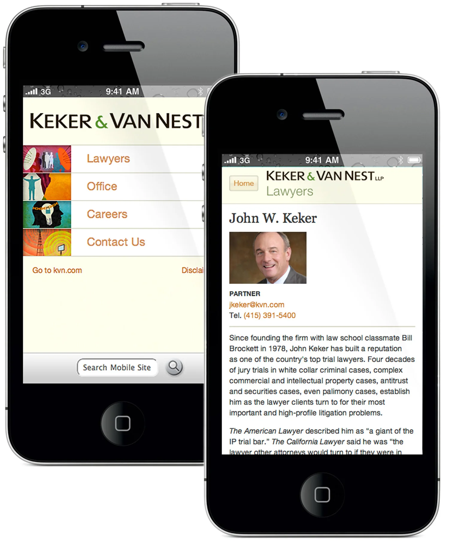 Keker & Van Nest Website