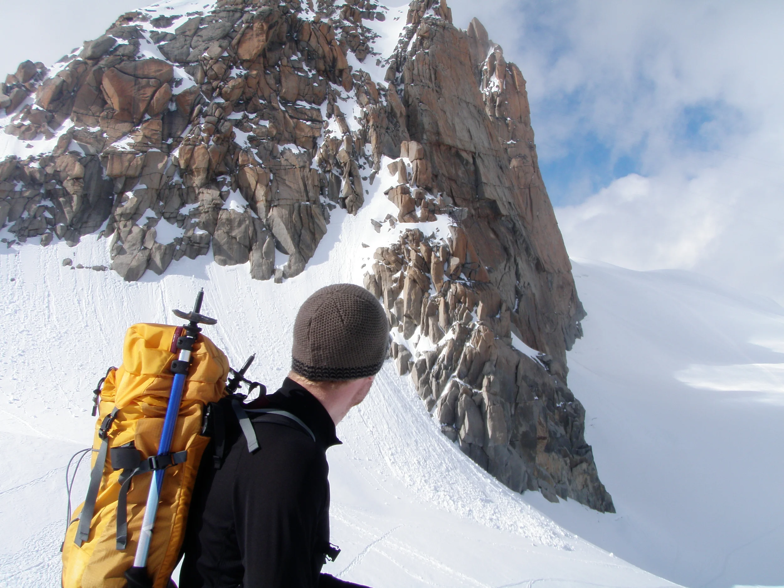 Mont Blanc near the Aiguille du Midi, 2010