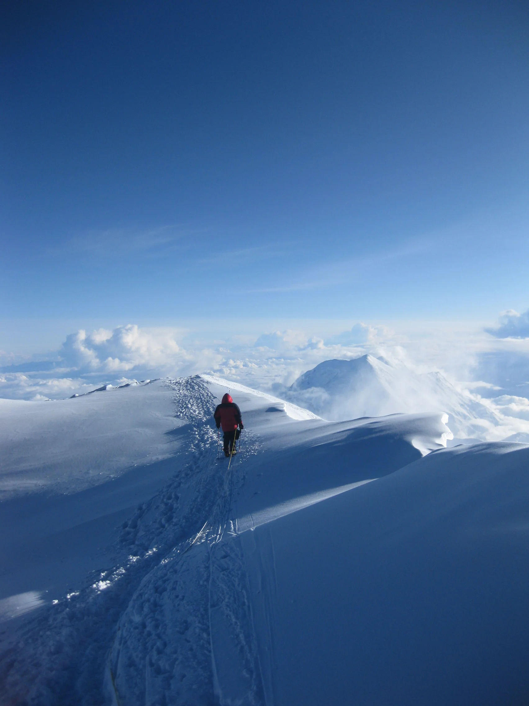 Back down from the Denali summit, 2009